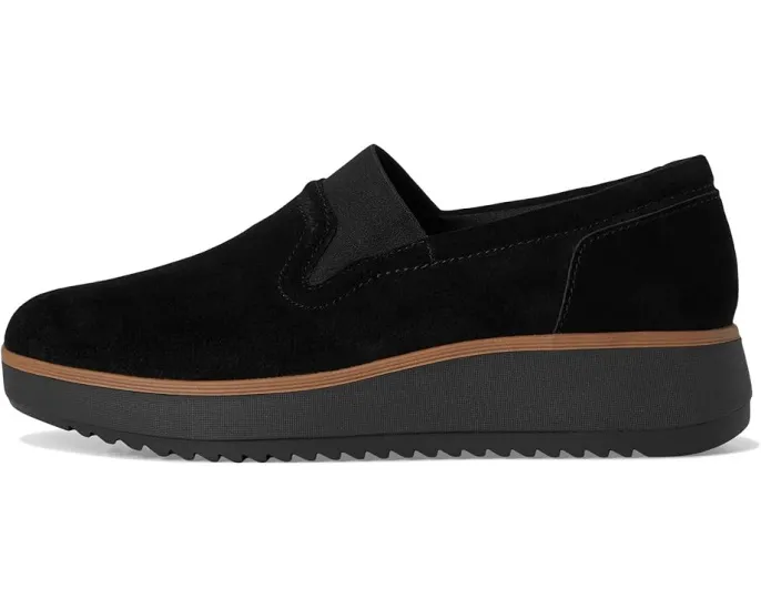 Clarks Zylah Sky балетки на платформе с текстильным верхом