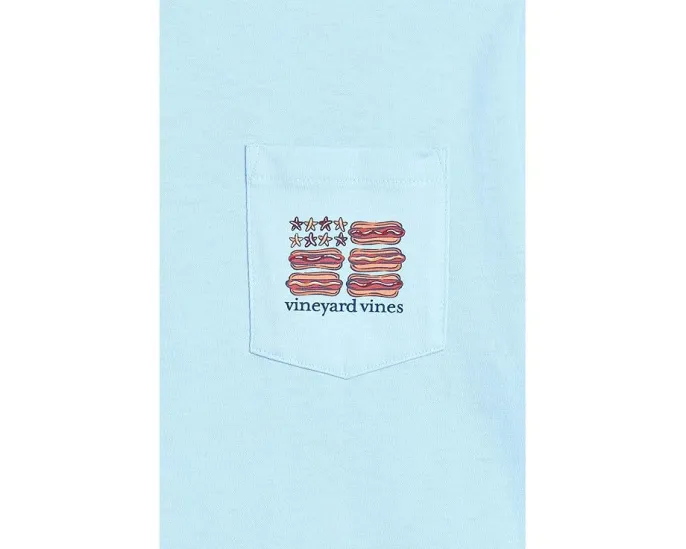 Детская футболка Vineyard Vines с хот-догом и флагом США