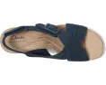 Сандалии Clarks Nerisa West на пробковом каблуке 75 мм с ручной строчкой