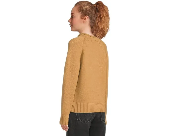 Свитер L.L.Bean Signature Original Cotton с высоким воротником и классическим дизайном