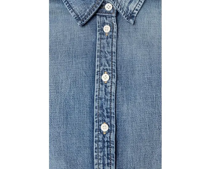 Джинсовая рубашка Lauren Ralph Lauren Classic Fit с вышитым логотипом