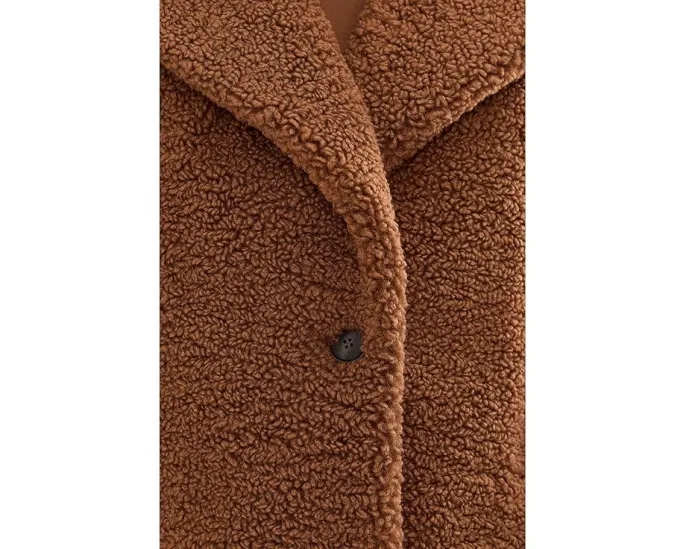 Куртка AllSaints Eddie Faux Teddy из искусственного меха