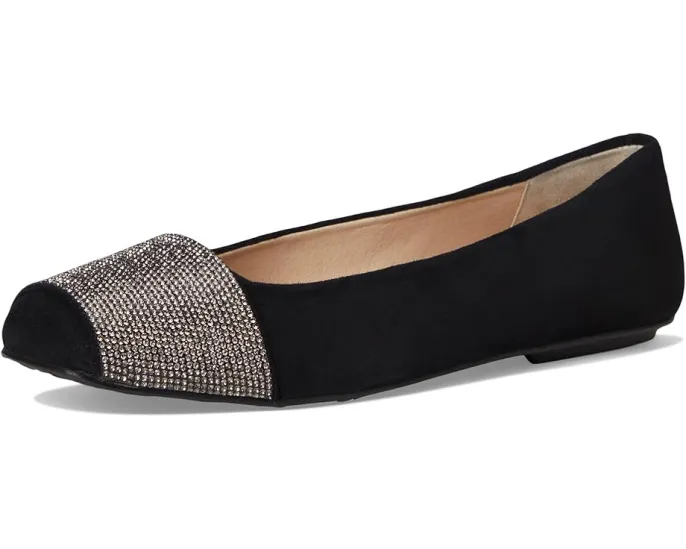 Лоферы Via от French Sole с квадратным носком и контрастным материалом