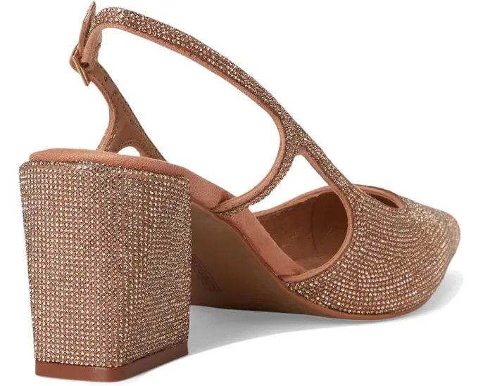 Туфли-лодочки Vince Camuto Sindreea на устойчивом каблуке с ремешком и стразами
