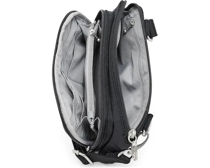 Миниатюрный кошелек через плечо Classic Anti-Theft Baggallini