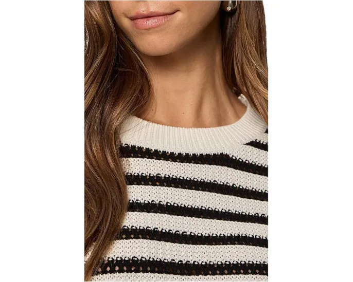 Футболка-свитер Sanctuary Elle с полосатым принтом и рельефной резинкой