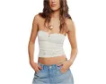 Free People топ Ever Afternoon Tube с кружевным цветочным узором
