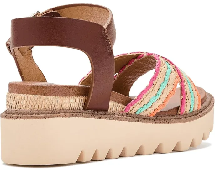 Детские сандалии Mia Kids Zhella на танкетке с плетеными ремешками