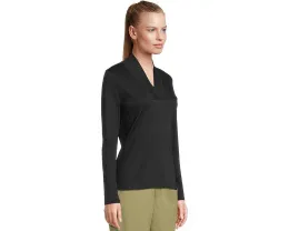 Футболка L.L.Bean Pima Shawl с длинным рукавом из влагоотводящего хлопка