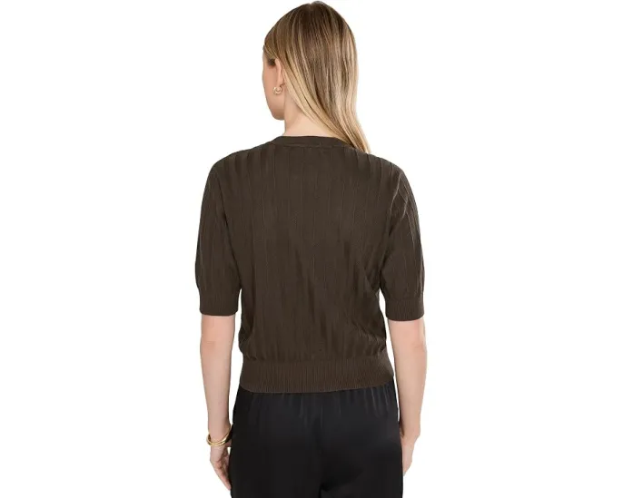 Джемпер Britney Cotton Pointelle Madewell с коротким рукавом
