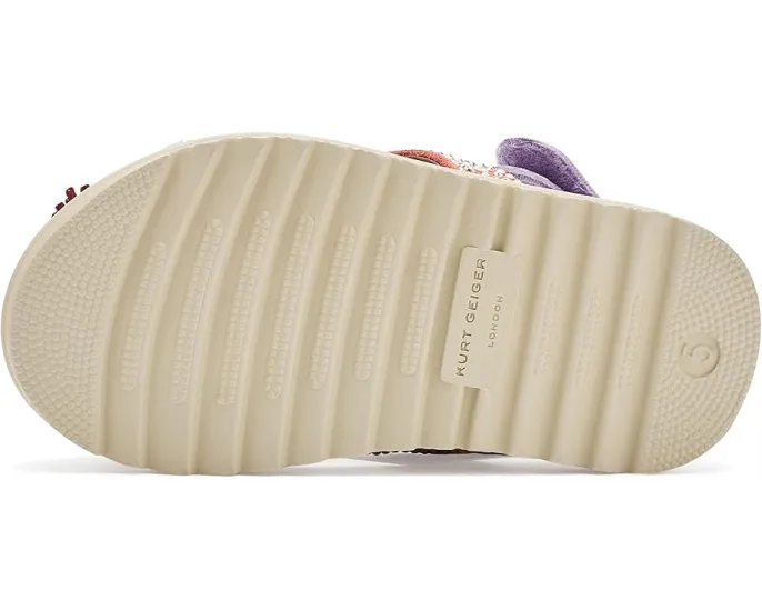 Детские сандалии Kurt Geiger London Orson Fringe с помпонами на мягкой коже