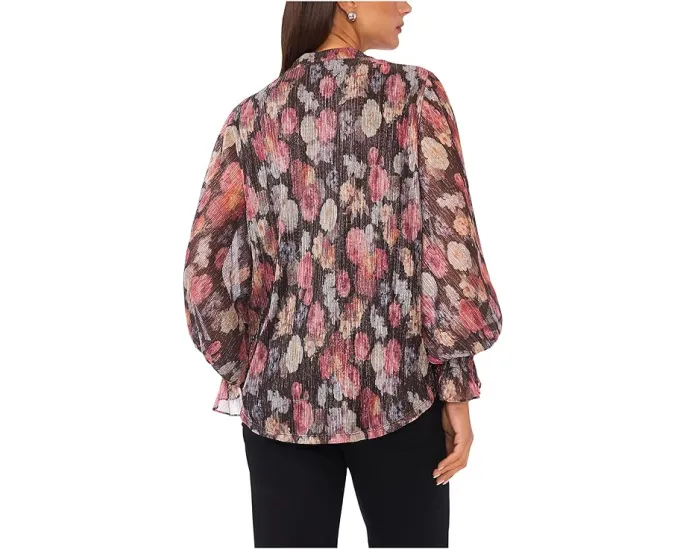 Блуза Vince Camuto с V-образным вырезом и объемными рукавами три четверти