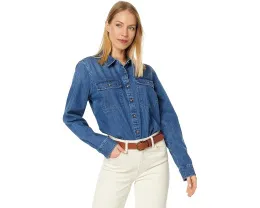 Джинсовая рубашка L.L.Bean Heritage Washed с длинным рукавом и карманами