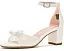 Steve Madden Adia детские сандалии для девочек с жемчужной отделкой и бантом
