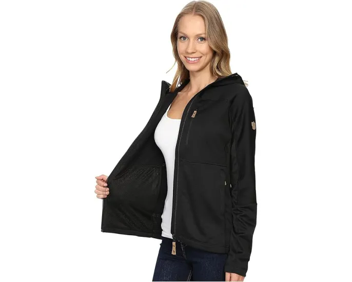 Толстовка Abisko Trail Fleece от Fjällräven с отводом влаги и капюшоном