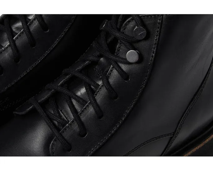 Ботинки Birkenstock Highwood Mid на шнуровке из кожи с синей стелькой