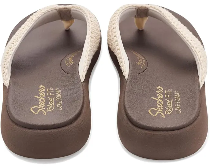 Сандалии SKECHERS Asana Luxe Valley Chic 2 с плетеным трикотажным верхом и просторной посадкой