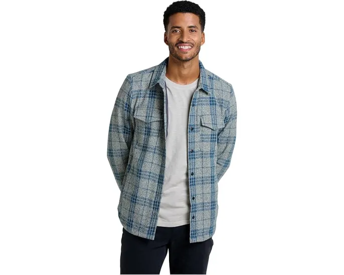 Куртка-рубашка Toad&Co Mojac III из переработанного хлопка с накладными карманами