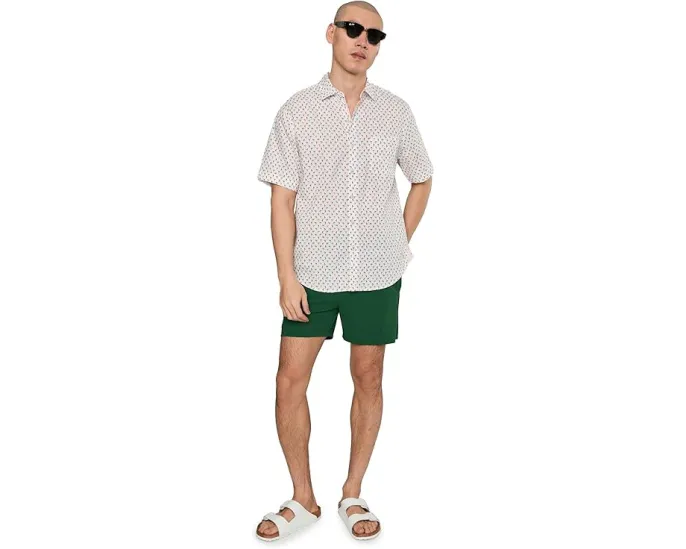 Рубашка Tommy Bahama Nova Wave Flock It To You из хлопкового микса с принтом