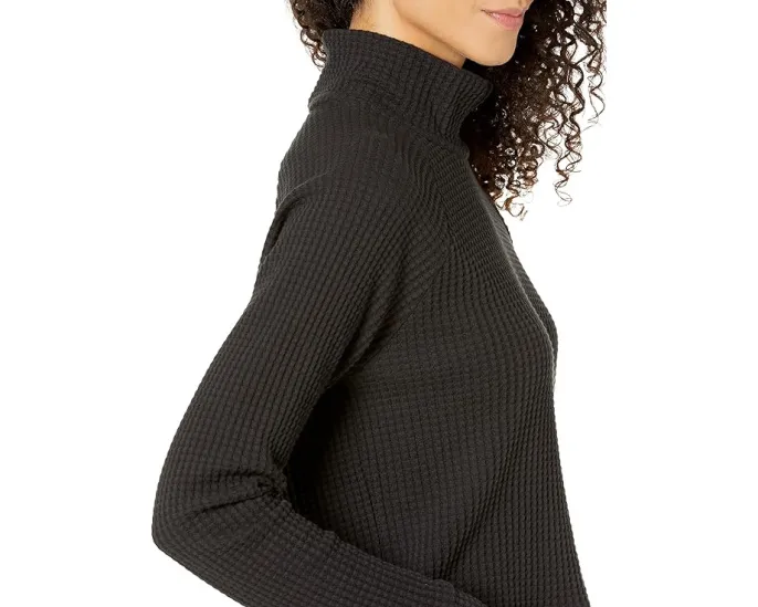 Свитер The North Face Long Sleeve Mock Neck Chabot из хлопка с резинками