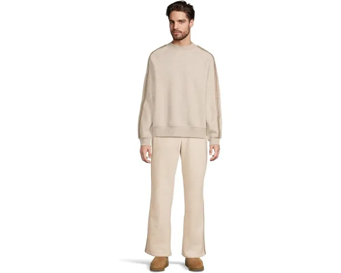 Свитшот UGG Tasman Crew Neck с тесьмой на рукавах из переработанного полиэстера