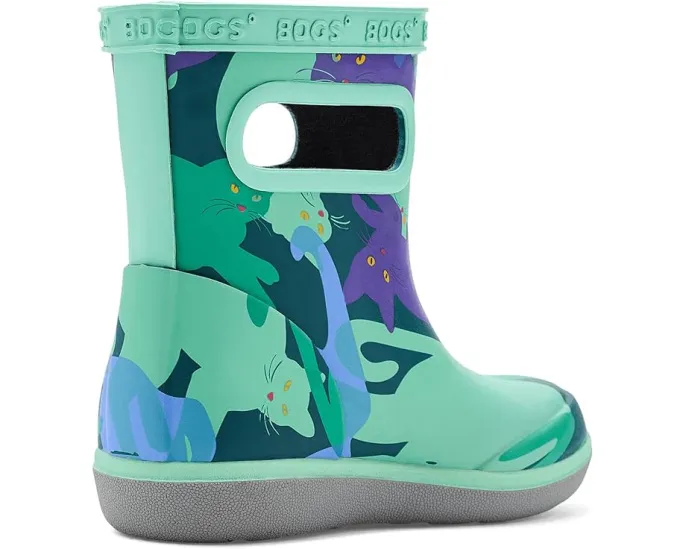 Детские сапоги Bogs Kids Skipper II Catmo с принтом котиков