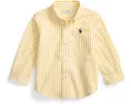 Polo Ralph Lauren Kids Рубашка из хлопкового поплина в клетку для младенцев