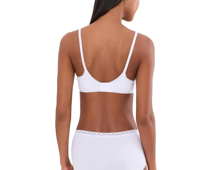 Бюстгальтер Natori Bliss Cotton Convertible T-Shirt Bra из хлопка пима с регулируемыми бретелями