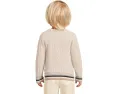 Детский свитер Barefoot Dreams CozyChic Sporty Rib Cable с рельефным узором