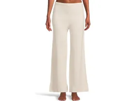 Eberjey Брюки Sweater Pants из смесовой ткани с широким кроем