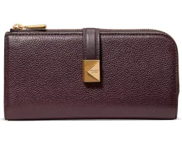 Ультратонкий кожаный кошелек на молнии Tribeca Pebbled от Kate Spade New York