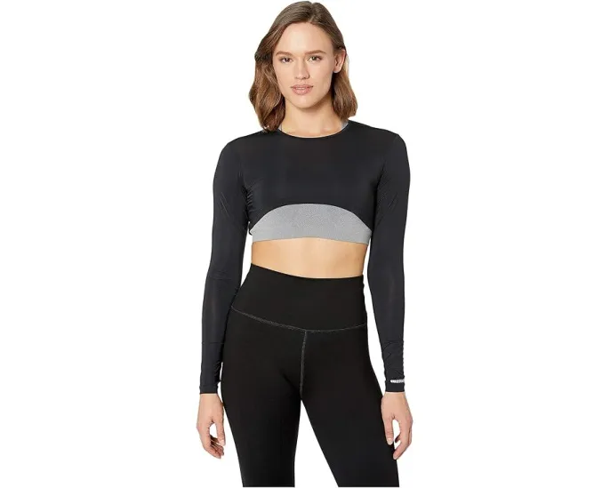 Кроп-топ Jamie Sadock с длинным рукавом и защитой от солнца SPF 35