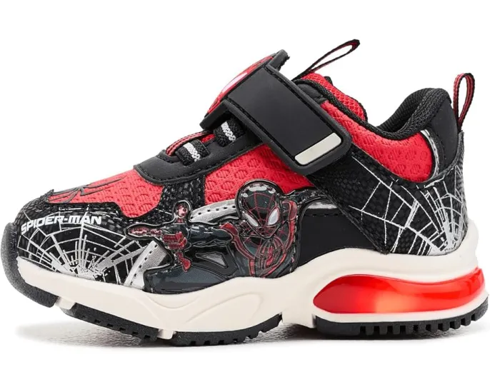 Кроссовки светящиеся Spiderman для малышей с сетчатым верхом Ground Up