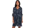 Платье Calvin Klein фасона shift с рукавом 3/4 из шифона