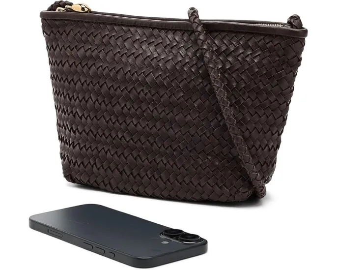 Сумка-кроссбоди Madewell Woven Crossbody W Zip с ручным плетением и молнией