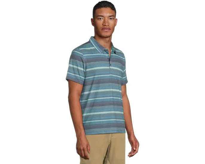 Поло в полоску с защитой от солнца UPF 50+ L.L.Bean Everyday SunSmart Polo 2.0