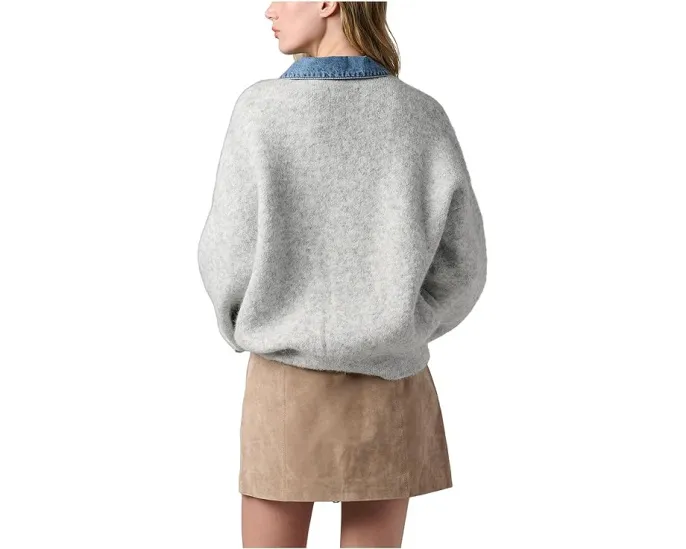 Свитер Blank NYC Rain Or Shine с воротником и накладным карманом