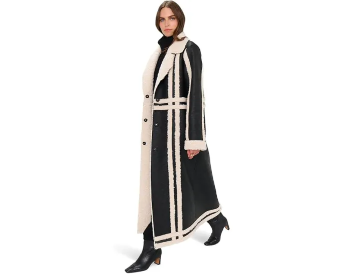 Пальто Show Me Your Mumu Swiss Alps из искусственной кожи с искусственным мехом