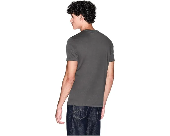 Приталенная футболка Slim Fit Box Logo с логотипом Armani Exchange