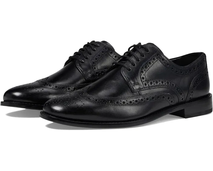 Nunn Bush оксфорды Nelson Wing Tip с гелевой стелькой из натуральной кожи