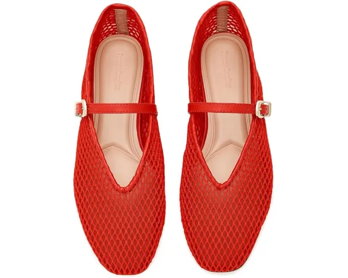 Favorite Daughter Балетки Margot Mj Mesh с квадратным носком и пряжкой