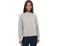 Уютный свитер Madewell Stevie с воротником-гольф из меланжевой хлопковой пряжи