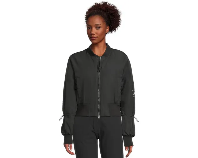 Куртка-бомбер adidas by Stella McCartney Cropped с технологией WIND.DRY
