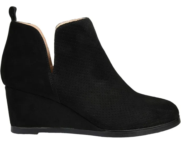 Ботильоны Mylee на танкетке с перфорацией и петлей Journee Collection