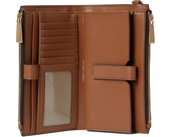 MICHAEL Michael Kors Jet Set Double Zip Wristlet кошелек на запястье