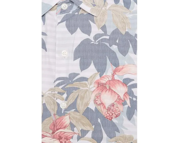 Рубашка Tommy Bahama Falling Gardens из смеси хлопка и шелка с принтом