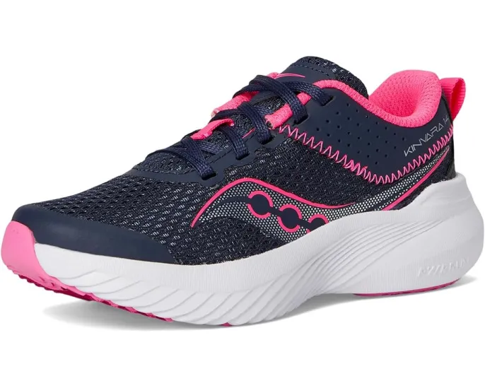 Детские кроссовки Saucony Kinvara 14 LTT с сетчатым верхом и амортизацией PWRRUN