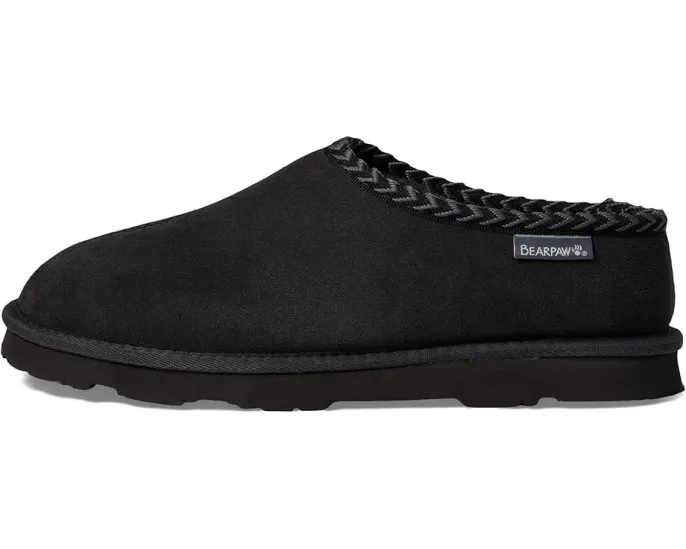 Тапочки Beau Bearpaw из замши с овечьей шерстью и резиновой подошвой
