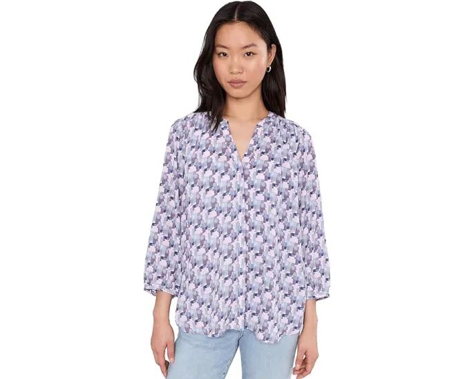 Блузка NYDJ Pintuck с защипами и скрытой застежкой