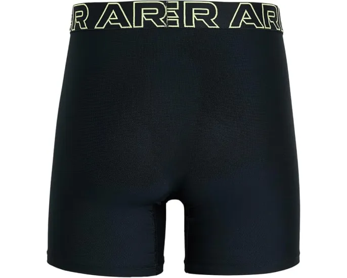 Under Armour набор из 3 боксеров Performance Tech Mesh Solid длиной 6 дюймов (15.24 см) с сетчатой тканью